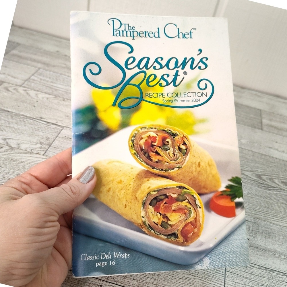 Pampered Chef‎ Seasons Best 2004 Spring Summer Recipe Booklet
